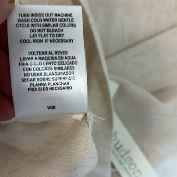 NWT June and Hudson Wide Leg Capri Length Oatmeal Color Pants - Picture 3 of 9